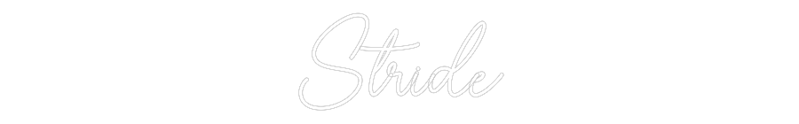 Custom Neon Sign Online Editor Stride