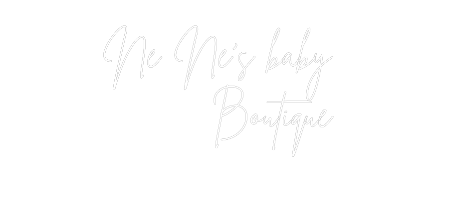 Custom Neon Sign Online Editor Ne Ne’s baby ...