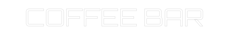 Custom Neon Sign Online Editor COFFEE BAR