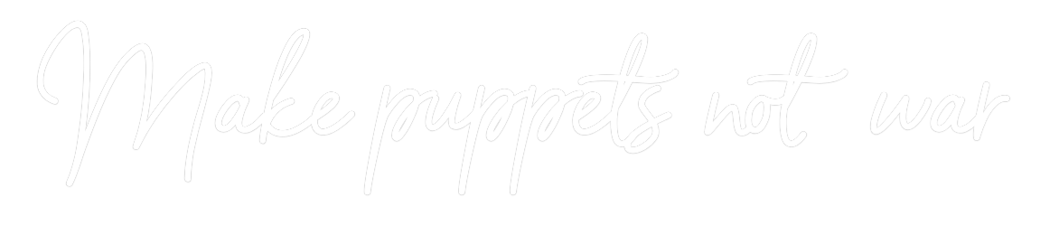 Custom Neon Sign Online Editor Make puppets ...