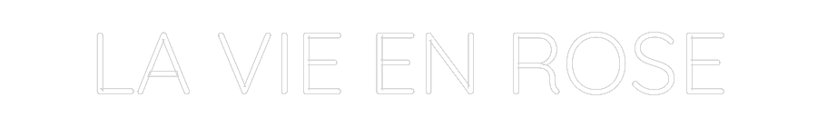 Custom Neon Sign Online Editor LA VIE EN ROSE