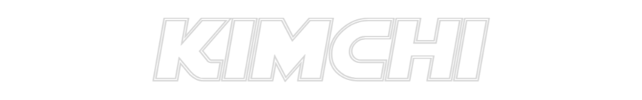 Custom Neon Sign Online Editor KIMCHI