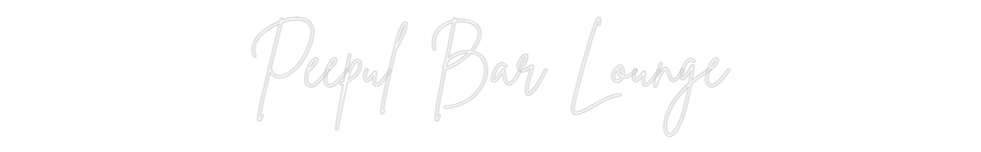 Custom Neon Sign Online Editor Peepul Bar Lo...