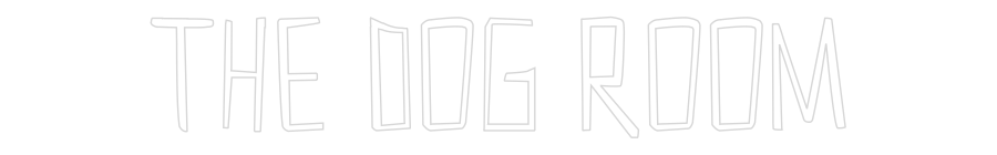 Custom Neon Sign Online Editor The Dog room