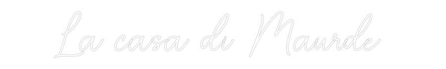 Custom Neon Sign Online Editor La casa di Ma...