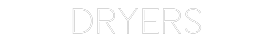 Custom Neon Sign Online Editor DRYERS