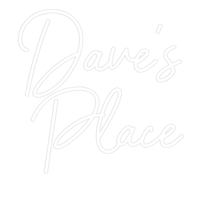 Custom Neon Sign Online Editor Dave's
Place