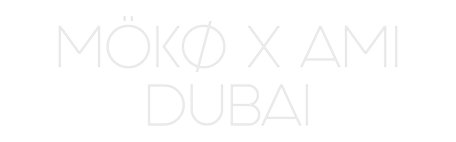 Custom Neon Sign Online Editor MÖKØ X AMI
D...