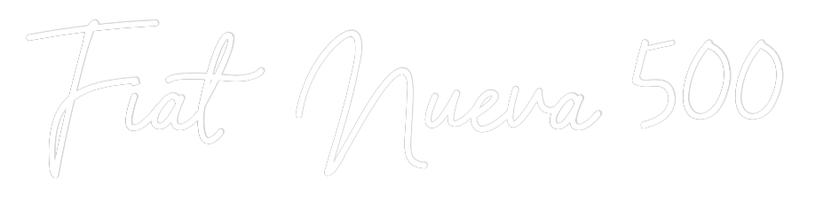 Custom Neon Sign Online Editor Fiat Nueva 500