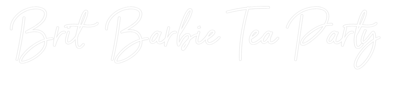 Custom Neon Sign Online Editor Brit Barbie T...