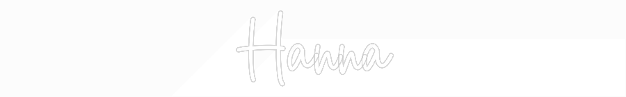 Custom Neon Sign Online Editor Hanna