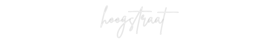 Custom Neon Sign Online Editor hoogstraat