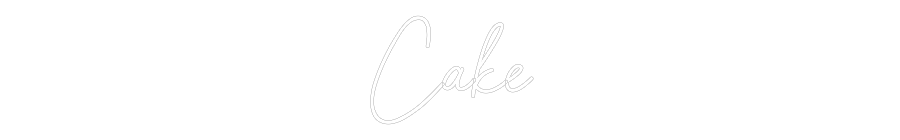 Custom Neon Sign Online Editor Cake