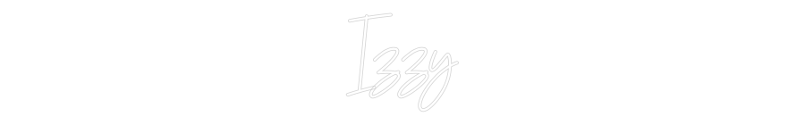 Custom Neon Sign Online Editor Izzy