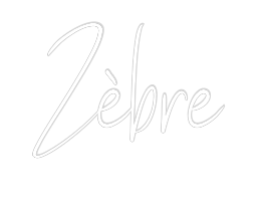 Custom Neon Sign Online Editor Zèbre