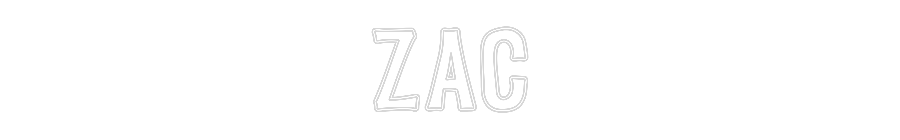 Custom Neon Sign Online Editor zac