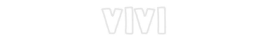 Custom Neon Sign Online Editor VIVI