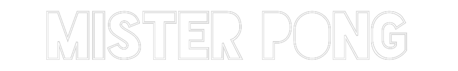 Custom Neon Sign Online Editor Mister Pong