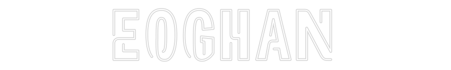 Custom Neon Sign Online Editor Eoghan