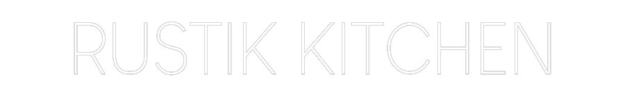 Custom Neon Sign Online Editor RUSTIK KITCHEN