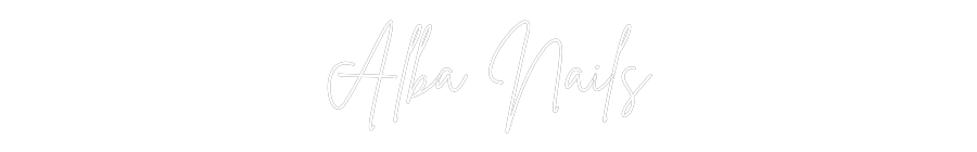 Custom Neon Sign Online Editor Alba Nails