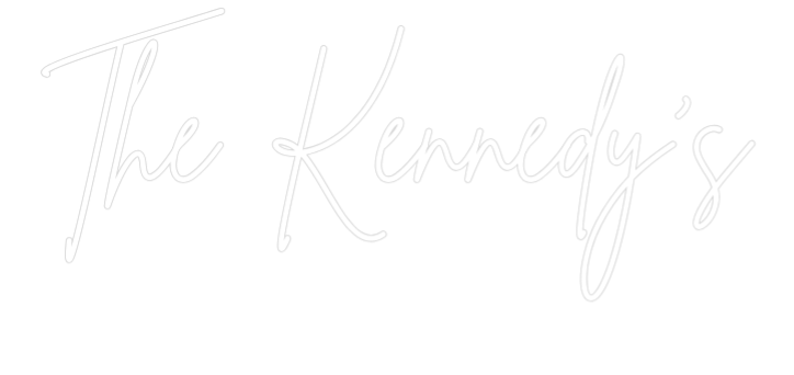 Custom Neon Sign Online Editor The Kennedy's