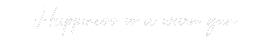 Custom Neon Sign Online Editor Happiness is ...