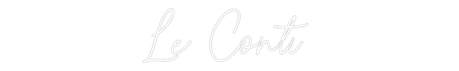 Custom Neon Sign Online Editor Le Conti