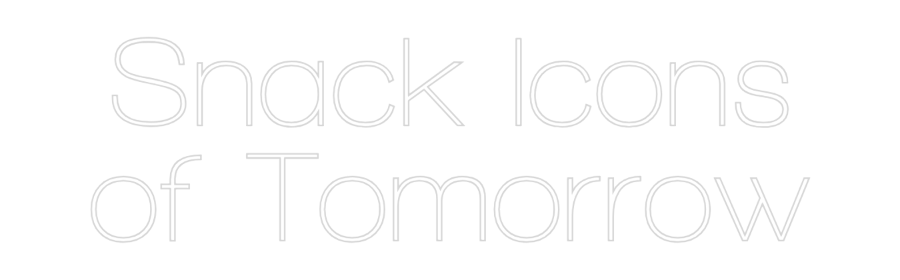 Custom Neon Sign Online Editor Snack Icons
...