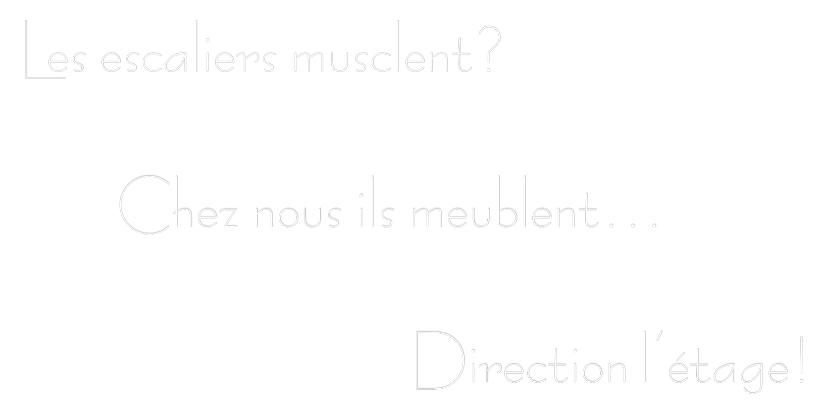 Custom Neon Sign Online Editor Les escaliers...
