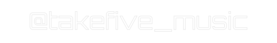Custom Neon Sign Online Editor @takefive_music