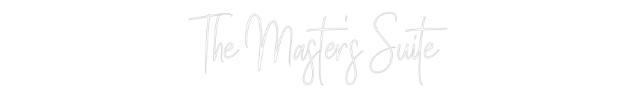 Custom Neon Sign Online Editor The Master's ...