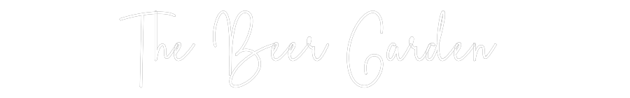Custom Neon Sign Online Editor The Beer Gard...