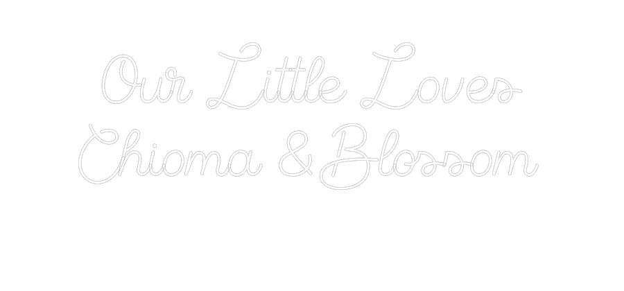 Custom Neon Sign Online Editor Our Little Lo...