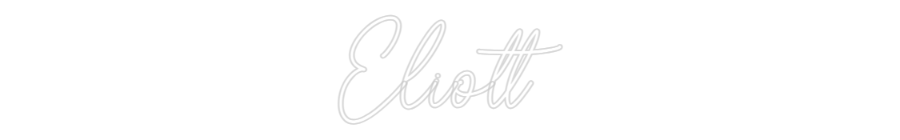 Custom Neon Sign Online Editor Eliott