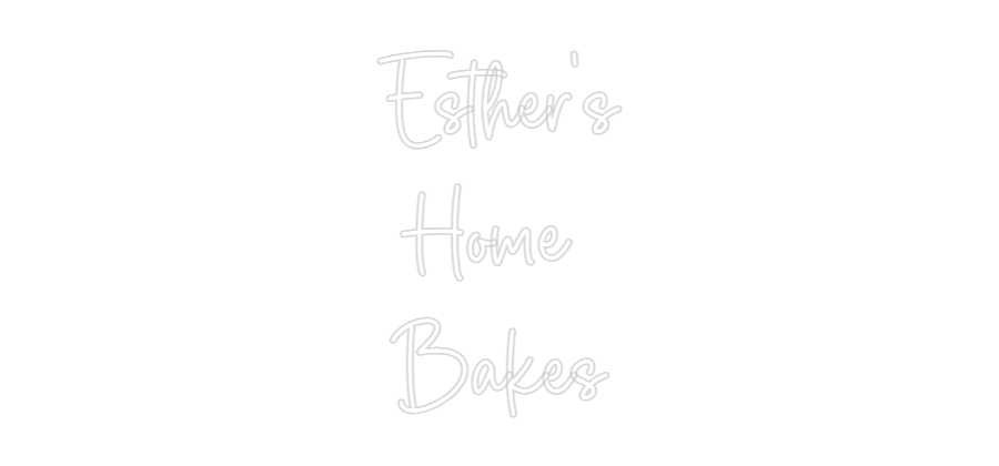 Custom Neon Sign Online Editor Esther's
Hom...