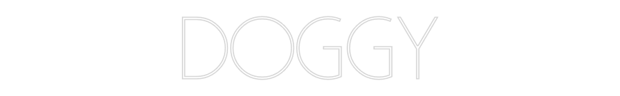 Custom Neon Sign Online Editor Doggy
