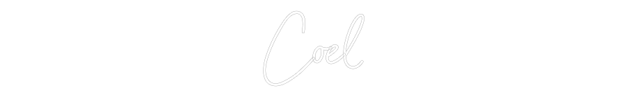 Custom Neon Sign Online Editor Coel