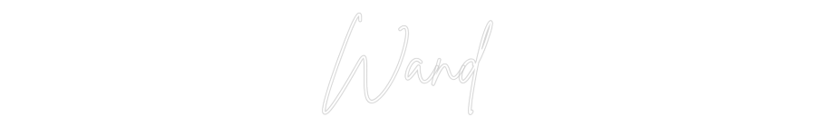 Custom Neon Sign Online Editor Wand