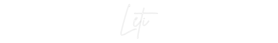 Custom Neon Sign Online Editor Leti