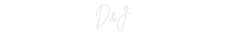 Custom Neon Sign Online Editor D&J