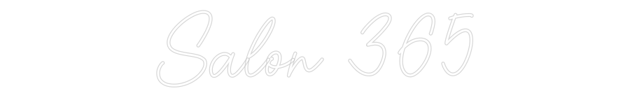 Custom Neon Sign Online Editor Salon 365