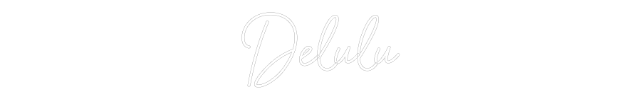 Custom Neon Sign Online Editor Delulu