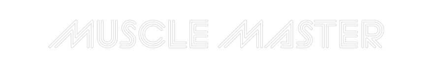 Custom Neon Sign Online Editor MUSCLE MASTER