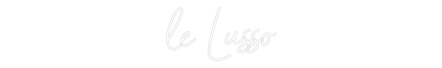 Custom Neon Sign Online Editor le Lusso