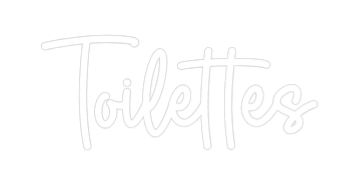 Custom Neon Sign Online Editor Toilettes