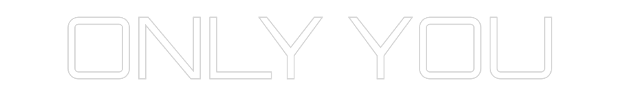 Custom Neon Sign Online Editor ONLY YOU