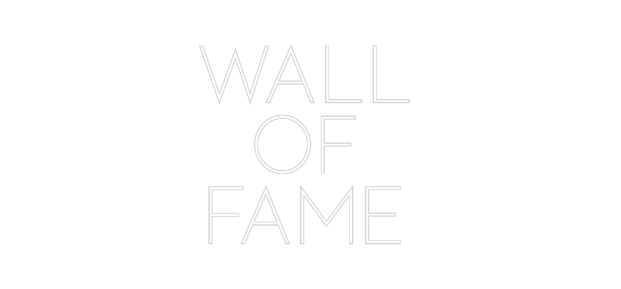 Custom Neon Sign Online Editor Wall
Of
Fame