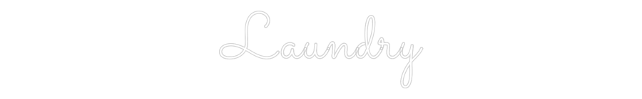 Custom Neon Sign Online Editor Laundry