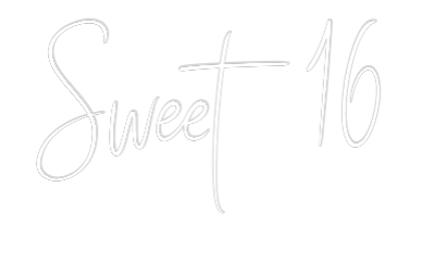 Custom Neon Sign Online Editor Sweet 16